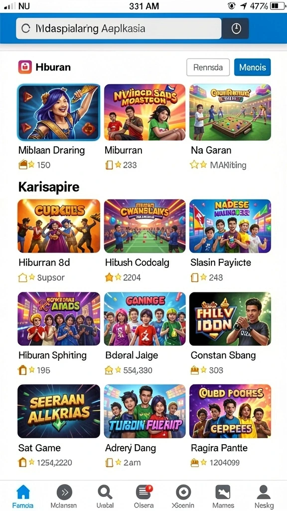 9sl - Level yang beragam dan menantang.