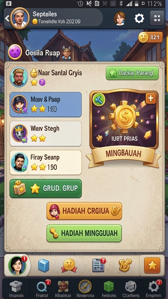 ajaib11 - Tampilan gameplay saat pemain bersaing dengan teman-teman.