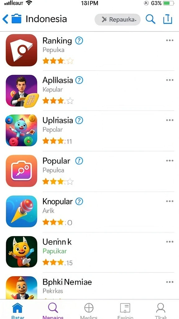 rajawali55 - Tampilan antarmuka yang modern dan menarik.